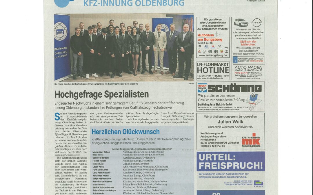 15.02.2026 Lübecker Nachrichten